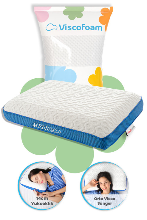 Ergofoam Galaxy Motion Ortopedik Yastık Orta Sert Visco Yastık Medium 2.0