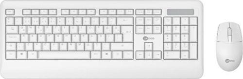 Lecoo Kablosuz Türkçe Q Klavye Mouse Set Beyaz Kw202-B