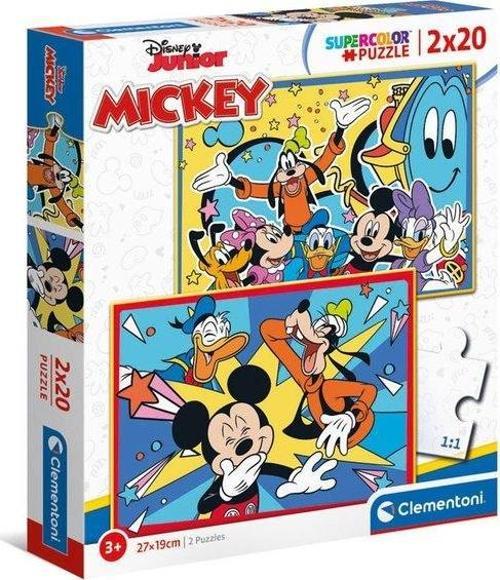 2x20 Parça Puzzle - Mickey 24791