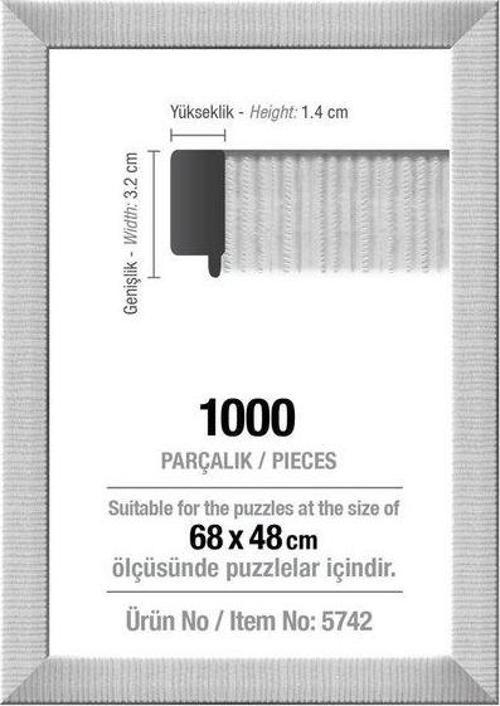 1000'lik Beyaz Çerçeve 5742