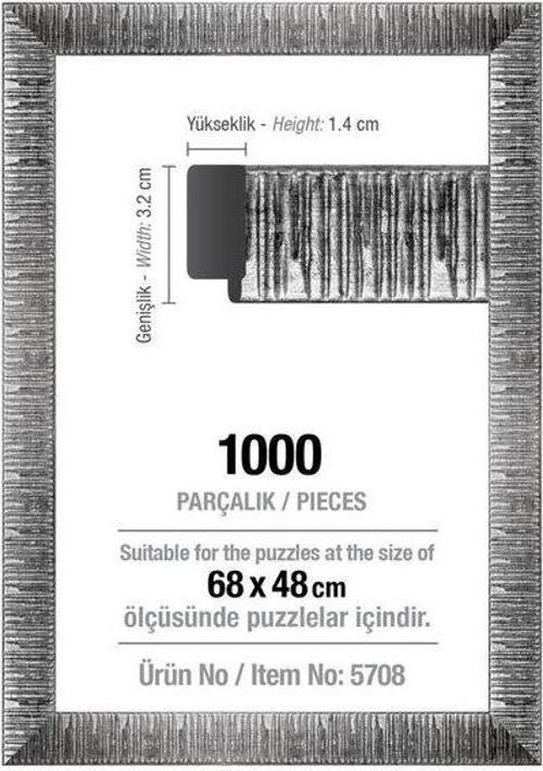 1000'lik Gümüş Çerçeve 5708