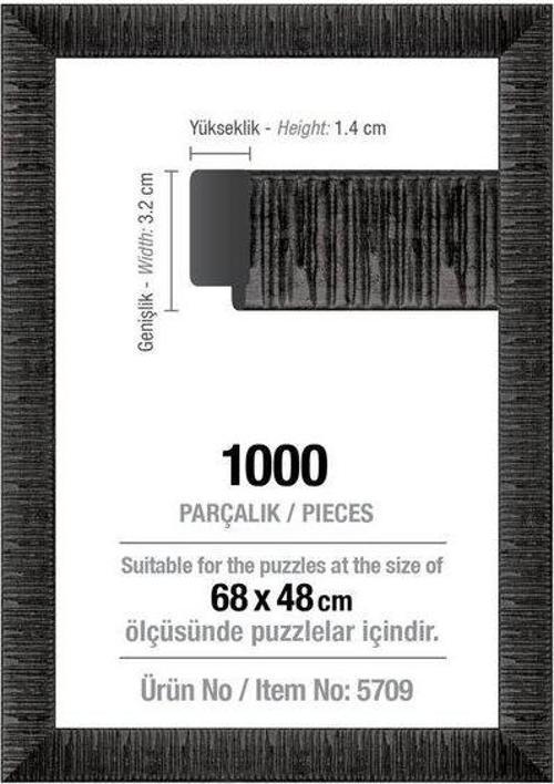 1000'lik Siyah Çerçeve 5709
