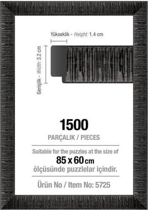 1500'lük Siyah Çerçeve 5725