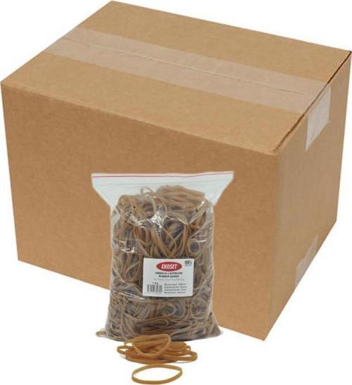 100mmx5mm Geniş Kauçuk Paket Ambalaj Lastiği 12Kg Koli (100x5)