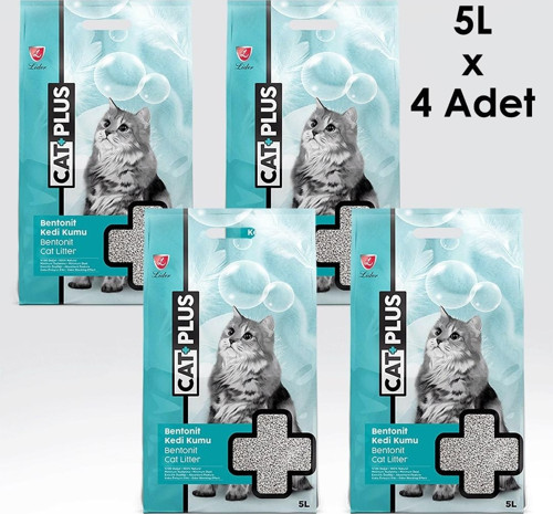 Kokusuz Kedi Kumu 5 Lt x 4 Adet