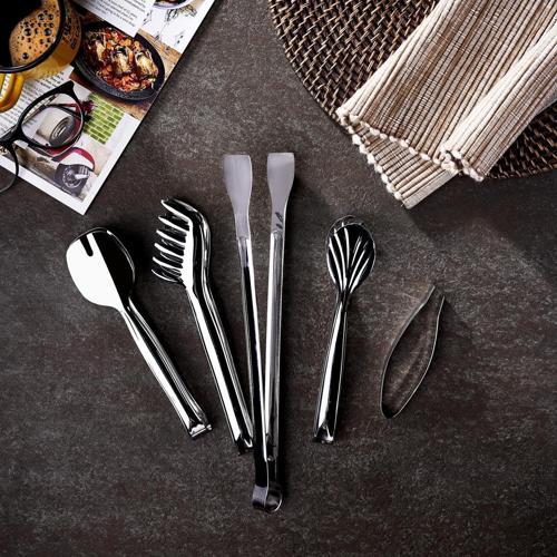 servis maşası seti takımı - 5 parça börek ızgara makarna pasta şeker maşası seti