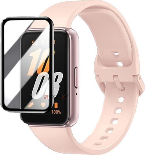 Samsung Galaxy Watch Fit 3 İle Uyumlu Polymer Temperli Nano 0.5 mm Watch Ekran Koruyucu