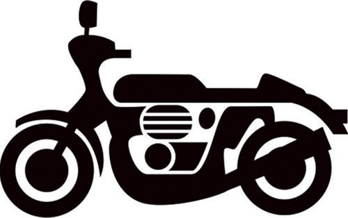 MOTOSİKLET FOLYO STİCKER 70cm Uzunluk