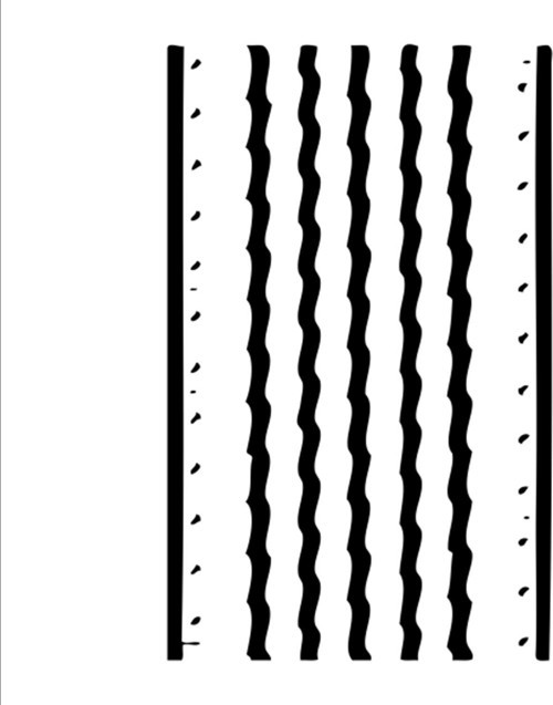 OTO LASTİK İZİ FOLYO STİCKER 80cm Uzunluk