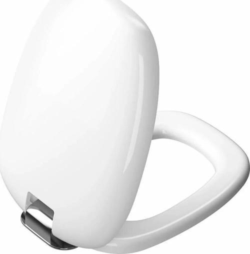 Plural Soft Klozet Kapağı DP-Beyaz Krom Menteşeli 126-003-009 yavaş kapanır