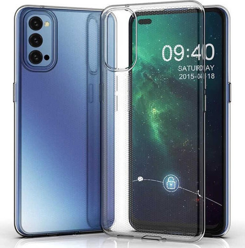 Oppo Reno 4 Kılıf Zore Süper Silikon Kapak