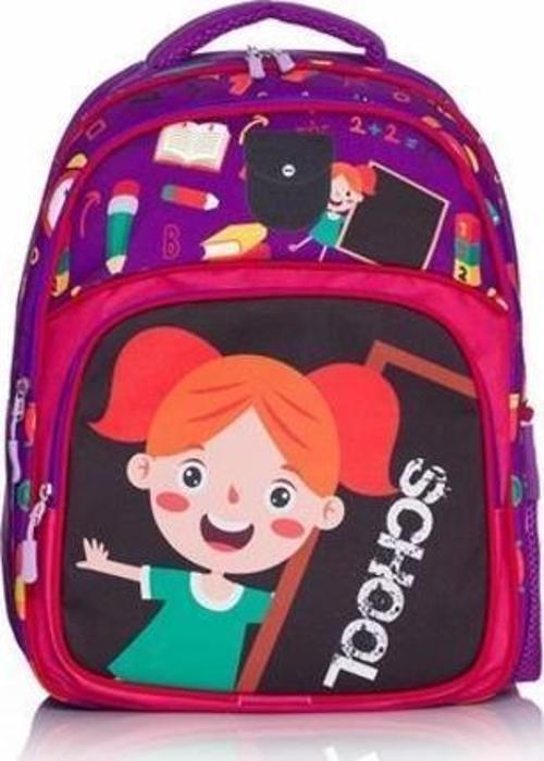 School Mor Okul Çantası Snılk22-09k