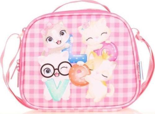 Kids Beslenme Çantası Sweet Love Pembe Isı Yalıtımlı Termos Beslenme Çantası