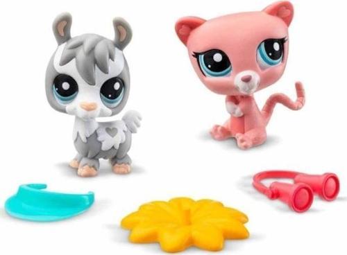 Littlest Petshop Figür Minişler 2'li Paket Hayvanlar Lama-Pembe Panter 00509 (KOLİ İTEMİ S00005264)