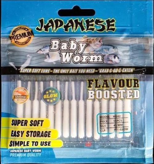 Japanese Baby Worm Aromalı LRF Silikon Solucan Yem 304