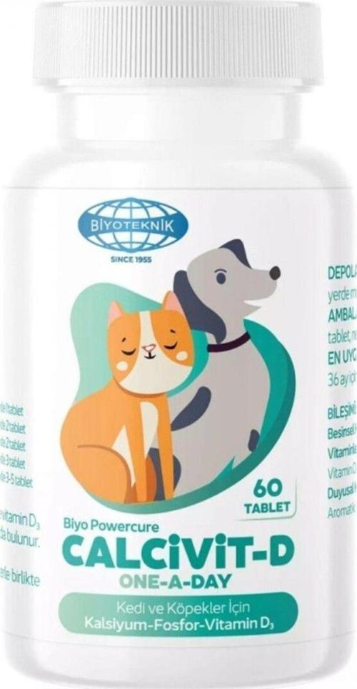 BİYOTEKNİK CALCİVİT-D KALSİYUM D VİTAMİNİ 60 TABLET