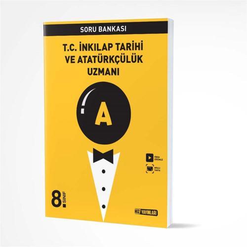 8. Sınıf T.C. İnkılap Tarihi ve Atatürkçülük Uzmanı Soru Bankası Hız Yayınları