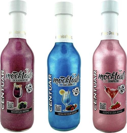 Mocktails Böğürtlen-Çilek-Orman Meyveli 300 ml x 3 lü Karma Set