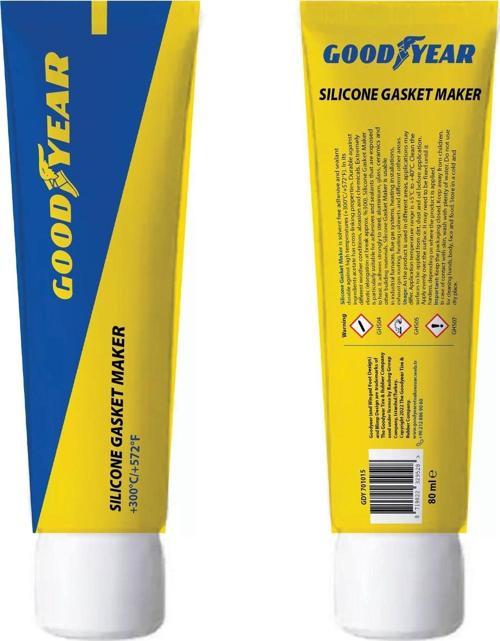 300° Isıya Dayanıklı Siyah Sıvı Conta Tüp Silikon 80 ML