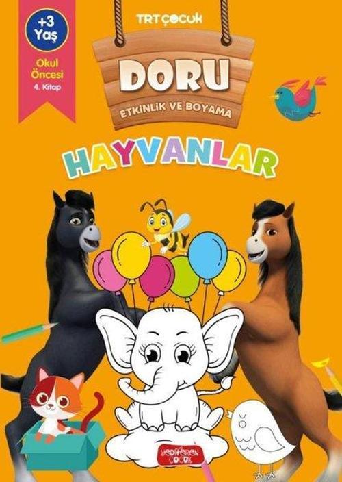 TRT Çocuk - Hayvanlar - Doru Etkinlik ve Boyama