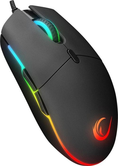 Smx-R63 Glory Usb Siyah RGB Işıklı 6400Dpi Gaming Oyuncu Mouse