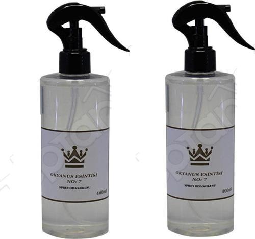 Triger Şişe 2 Adet 400 ML Okyanus Esintisi Oda Kokusu Parfümü Pompalı Sprey Koku Giderici  2*400 ML