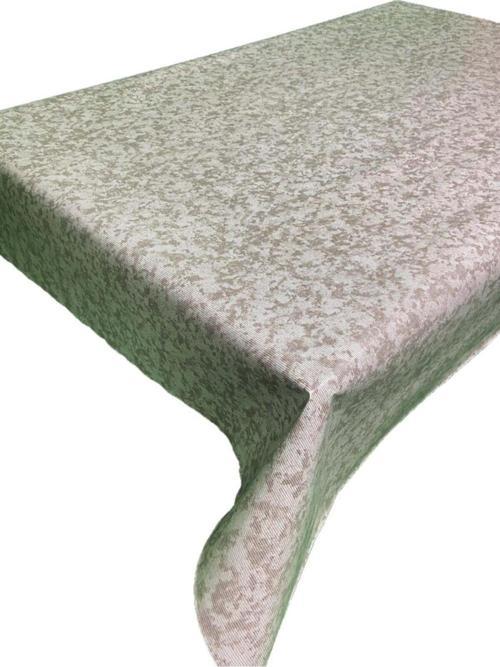 Bej Renk Pvc Astarlı Muşamba Kumaş Görünümlü Masa Örtüsü