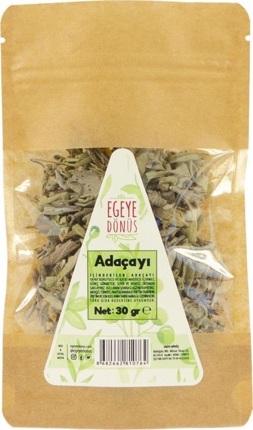 Ayıklanmış Sıyırma Tıbbi Adaçayı (yaprak) - 30 Gr. 1. Kalite (bitki Çayı - Yüksek Aroma)