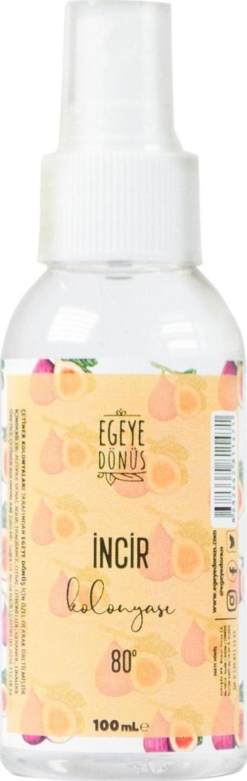 Çanta Cep Boy Incir Özü Kolonyası Sprey - 100 Ml. (80 DERECE) - (PARFÜMLÜ)