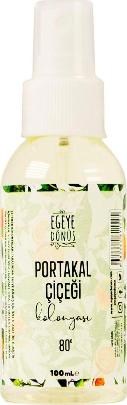 Çanta Cep Boy Portakal Çiçeği Kolonyası Sprey - 100 Ml. (80 DERECE) - (PARFÜMLÜ)