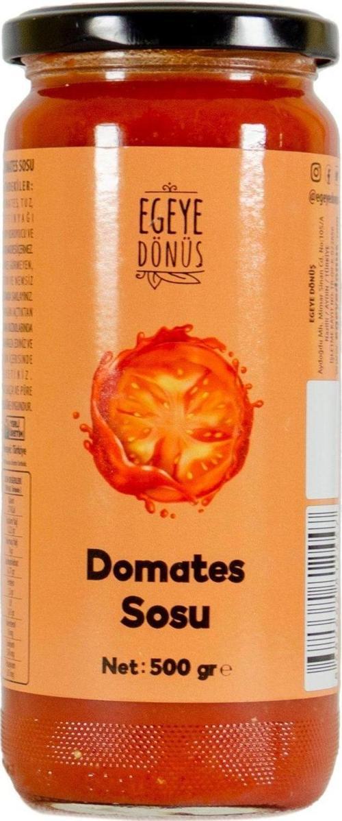 Ev Yapımı Yemek Için Hazır Domates Sosu Cam Kavanoz - 500 gr