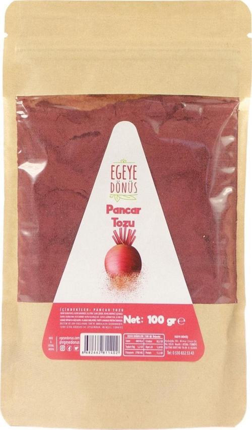 Glutensiz Pancar Tozu - 100 Gr. (Yüksek Aroma - Renk Verici - Katkı Koruyucu İçermez)