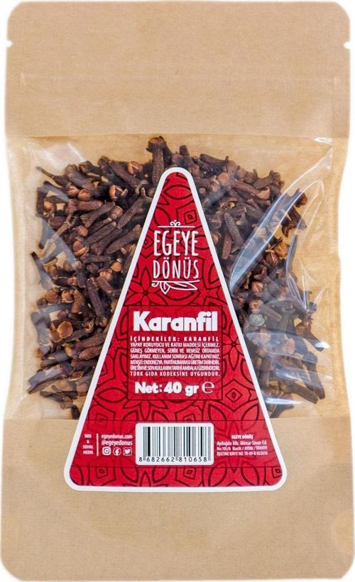 Karanfil Tane - (BİTKİ ÇAYI - BAHARAT - İRİ TANELİ LÜX KARANFİL) - 40 Gr. (1. KALİTE)