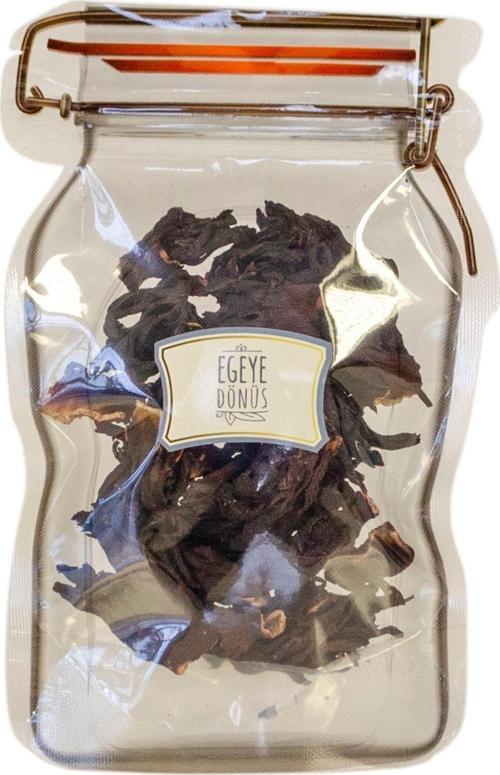 Mekke Gülü Hibiskus Nar Çiçeği - 20 Gr. - Kavanoz Görünümlü Kilitli Poşet - Kilitli Saklama Poşeti