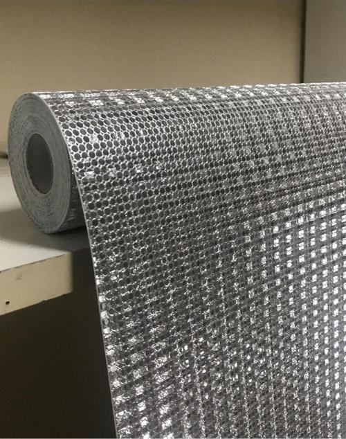 Gümüş Simli Parlak Dekoratif Yapışkanlı Folyo Kaplama Kağıt 45 Cm X 1 Metre