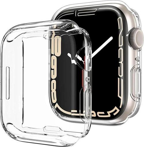 Apple Watch 41mm Silikon 360 Kasa ve Ekran Koruyucu