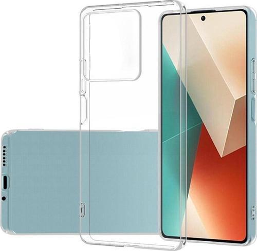 Xiaomi Redmi Note 13 Pro 5G Kılıf Kamera Korumalı Silikon Şeffaf Arka Kapak