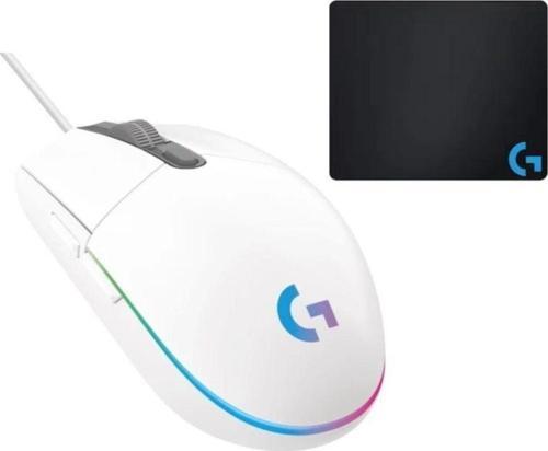 G102 Beyaz Lightsync Gaming Mouse + Oem Gaming Mouse Pad 40X30Cm