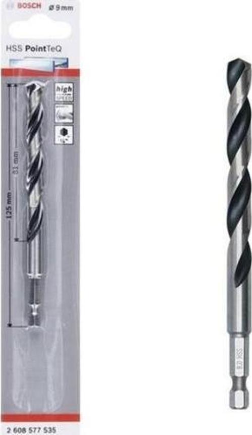 Hss Point Teq Hex Metal Matkap Ucu 9mm  - 2608577535