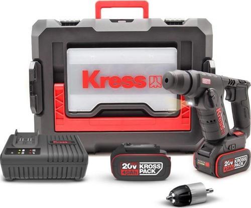 KUC50.2 20Volt/4.0Ah. Li-ion Çift Akülü Kömürsüz 1.7J Profesyonel SDS-Plus Pnömatik Matkap + 10mm Mandren