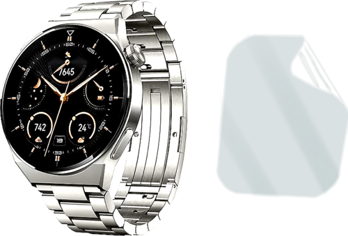 Huawei Watch GT3 Pro Saat Uyumlu Uv Nano Kırılmaz Cam Ekran Koruyucu Film 43 MM 
