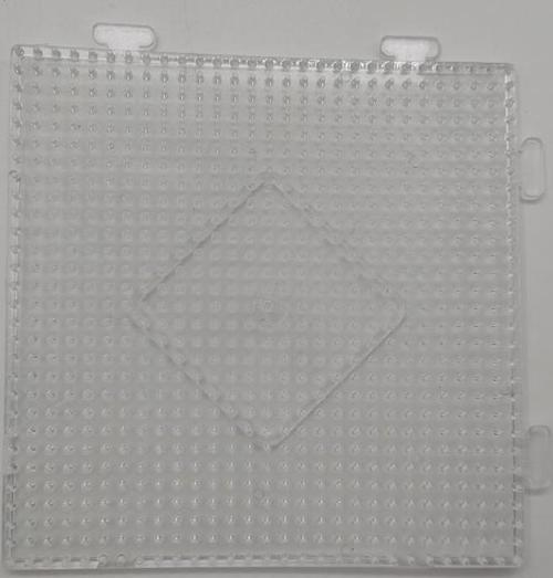 Boncuk Dizme Tablası Midi Şeffaf Büyük Kare-Pixel Pixel PPP29-02