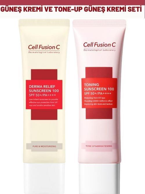 Derma Relief 100 Spf 50 /pa Çocuklar Ve Yetişkinler Için Güneş Kremi ve Toning Tone Up Güneş Kremi