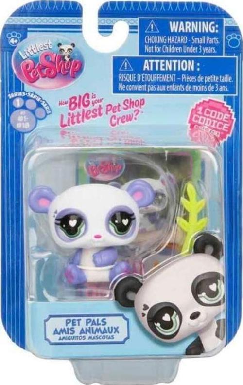 Littlest Pet Shop Minişler Tekli Paket S1 Mor Panda 16