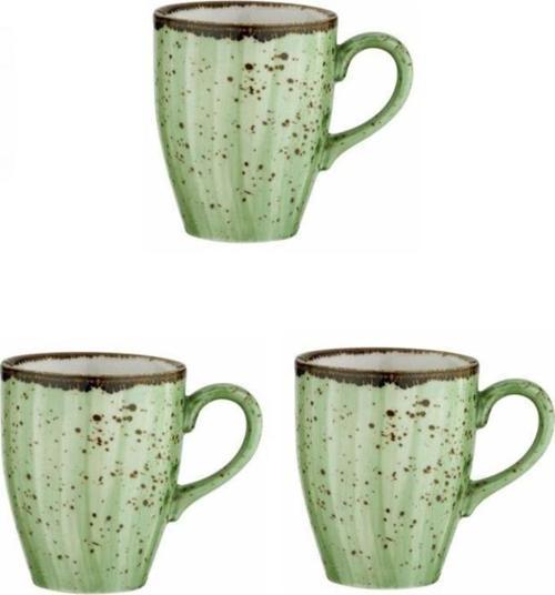 240 cc Çay Kahve Kupa Mug 3 lü