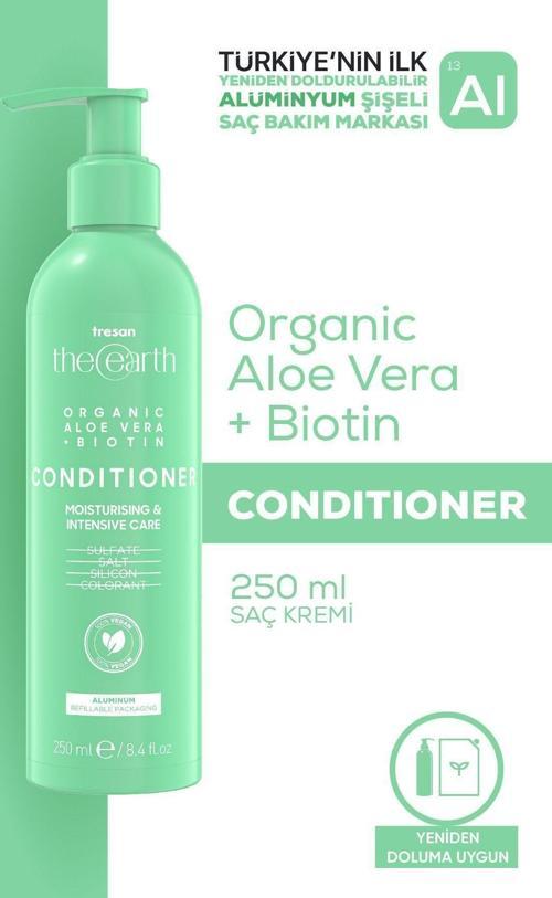 Organic Aloe Vera +Biotin Saç Kremi 250 Ml