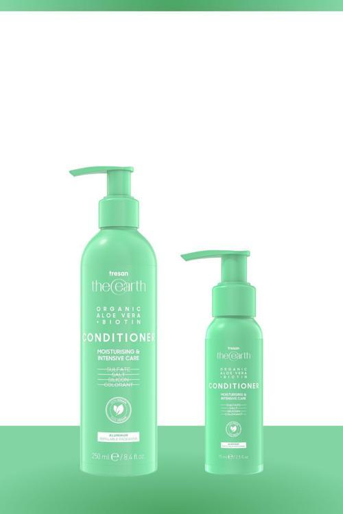 Organic Aloe Vera +Biotin Saç Kremi 250 Ml + Saç Kremi 75 Ml