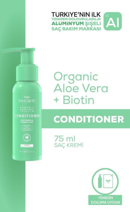 Organic Aloe Vera +Biotin Saç Kremi 75 Ml
