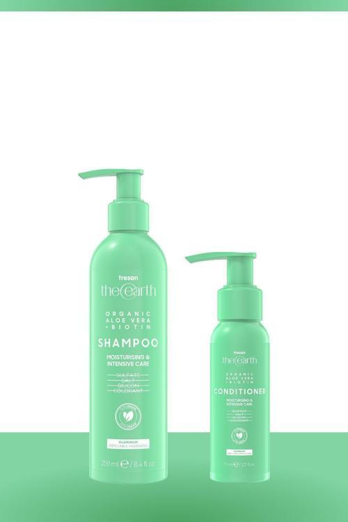 Organic Aloe Vera +Biotin Şampuan 250 Ml + Saç Kremi 75 Ml