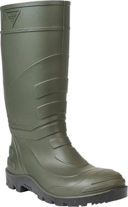 PVC ÇELİK BURUNLU S4 ÇİZME HAKİ RENK